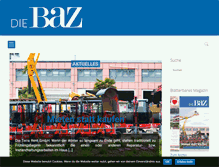Tablet Screenshot of diebaz.com
